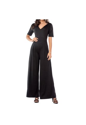 Enterizo Luisa Negro Para Mujer Croydon