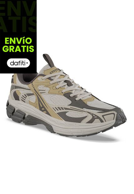 Tenis Urbanos Xabar Beige Croydon Para Hombre