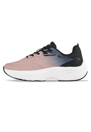 Tenis Running Marbu Rosa-Negro Croydon Para Mujer