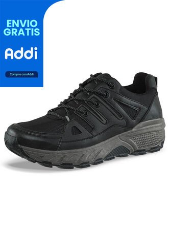 Zapatos Outdoor Hudson Negro Croydon Para Hombre Croydon