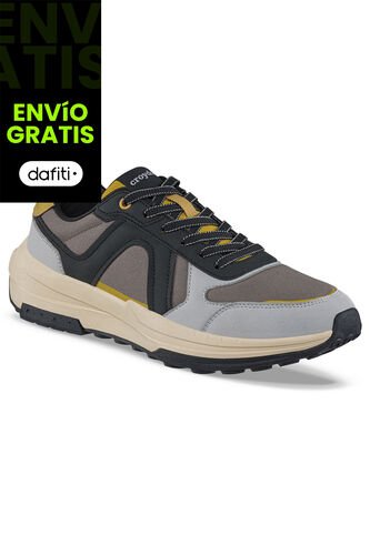 Tenis Urbanos Yabar Café-Negro Croydon Para Hombre Croydon