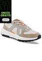 Tenis Urbanos Yabar Beige-Gris Croydon Para Hombre de Croydon
