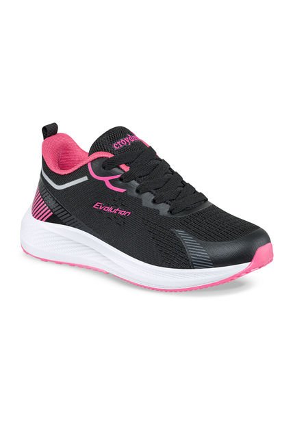 Tenis Running Tarol Negro Para Niña Croydon