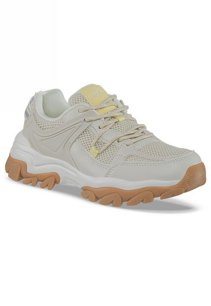 Tenis Urbanos Yniver Beige-Beige Croydon Para Mujer