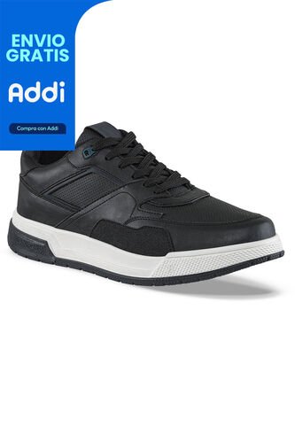 Tenis Urbanos Baxter Negro Croydon Para Hombre Croydon