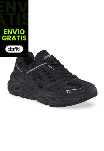Tenis Urbanos Yaqoj Negro Croydon Para Hombre