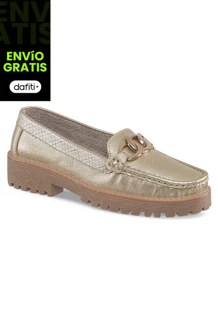 Mocasines Yazli Oro Para Mujer Croydon