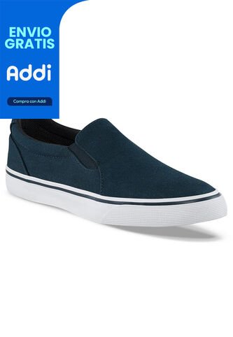 Tenis Casuales Way Azul Croydon Para Hombre Croydon