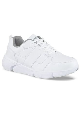 Tenis Colegio Hannir C Blanco-Gris Para Hombre Y Mujer Croydon Croydon