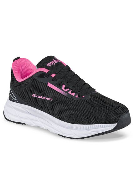 Tenis Running Rofer Negro Para Niña Croydon