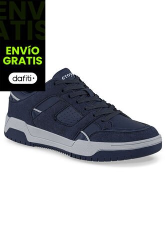 Tenis Urbanos Qabar Azul Osc Croydon Para Hombre Croydon