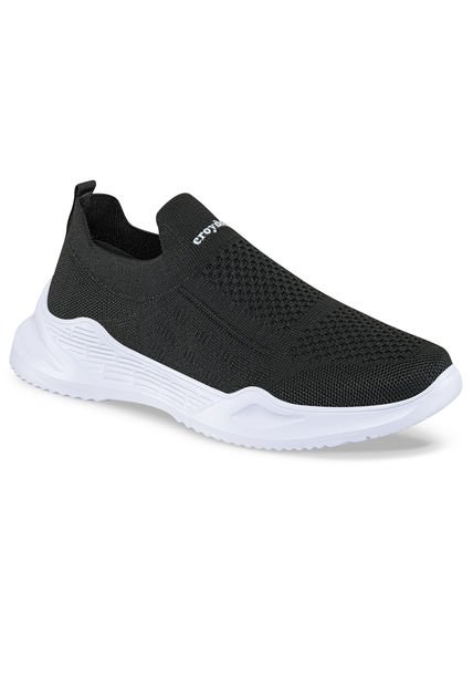 Tenis Running Loccer Negro Para Hombre Croydon