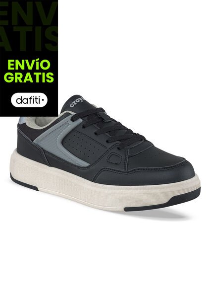 Tenis Urbanos Dibar Negro Croydon Para Hombre