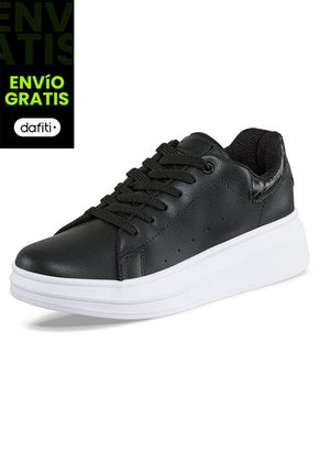 Tenis Siena Negro-Blanco Para Mujer Croydon
