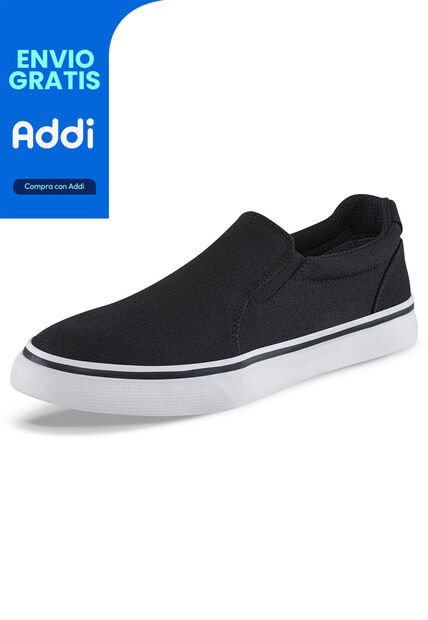 Tenis Casuales Way Negro Croydon Para Hombre