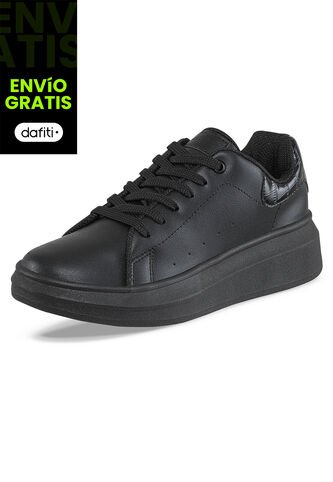 Tenis Siena Negro-Negro Para Mujer Croydon Croydon