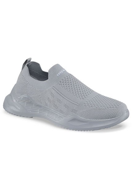 Tenis Running Loccer Gris Para Hombre Croydon