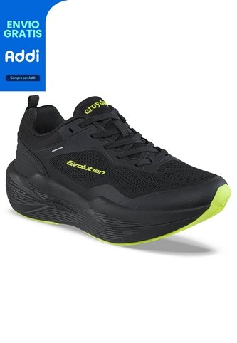 Tenis Running Zimon Negro Croydon Para Hombre Croydon
