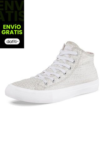 Botines Ania Alto Plata Para Mujer Croydon Croydon