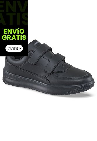 Tenis Colegio Shopir Pro V Negro-Gris Para Hombre Y Mujer Croydon Croydon