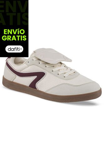 Tenis Urbanos Pedom Beige Croydon Para Mujer Croydon