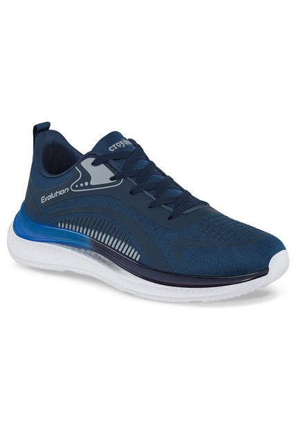 Tenis Running Lazo Azul Osc Para Hombre Croydon