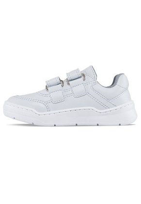 Tenis Colegio Roblo Velcro Blanco Para Niño Y Niña Croydon
