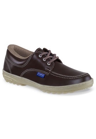 Zapatos Escolares Leader Café Para Niña Y Niño Croydon Croydon