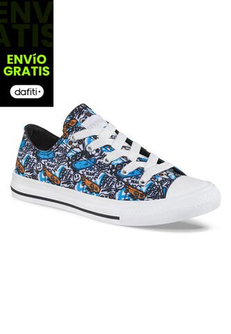 Tenis Krabs Bajo Azul Para Niño Croydon Croydon