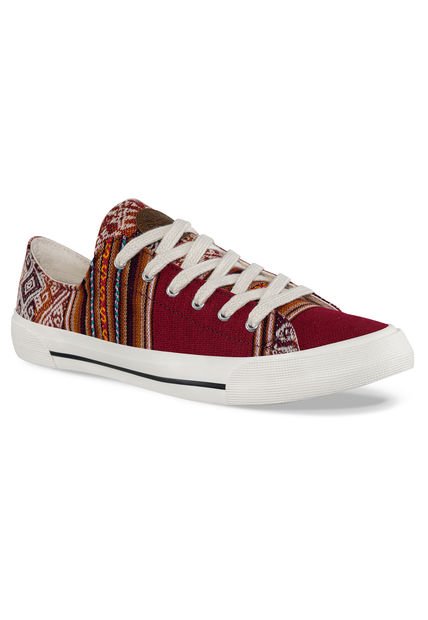 Tenis Inkaico Bajo 2 Rojo Para Hombre Y Mujer Croydon