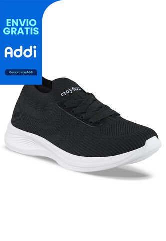 Tenis Para Caminar Stash Negro Croydon Para Mujer Croydon