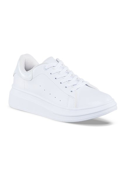 Tenis Urbanos Euforia Blanco-Blanco Croydon Para Mujer