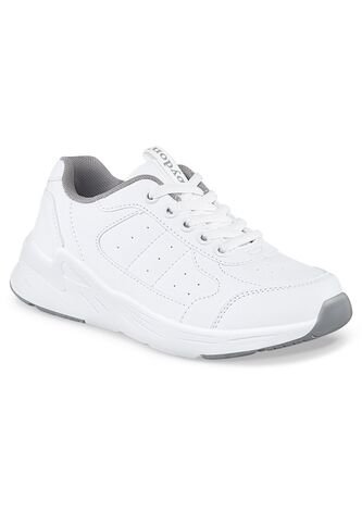 Tenis Colegio Neril C Blanco-Gris Para Niño Y Niña Croydon Croydon