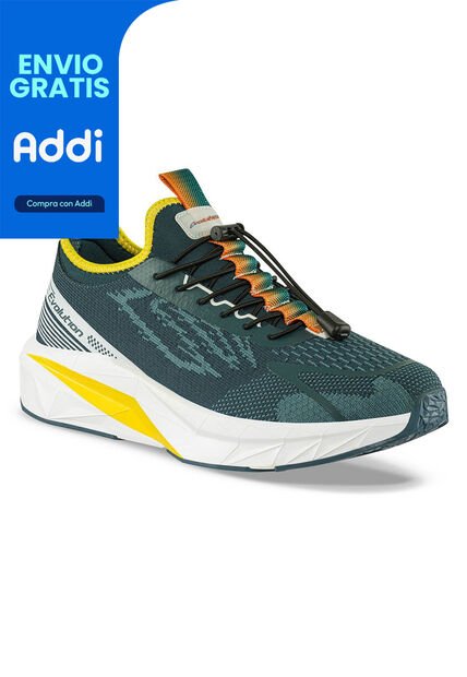 Tenis Running Rinsal Verde Croydon Para Hombre