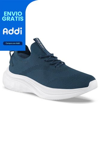 Tenis Para Caminar Sonivo Azul Osc Croydon Para Hombre Croydon