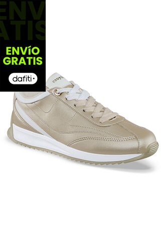 Tenis Urbanos Zaffira Oro Croydon Para Mujer Croydon
