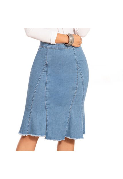 Falda Dorothy Azul Para Mujer Croydon