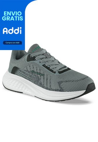 Tenis Running Azuk Gris Croydon Para Hombre Croydon