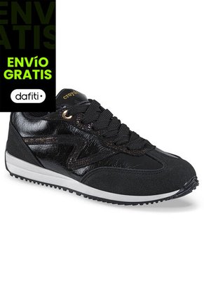 Tenis Urbanos Quimbaya Negro Croydon Para Mujer