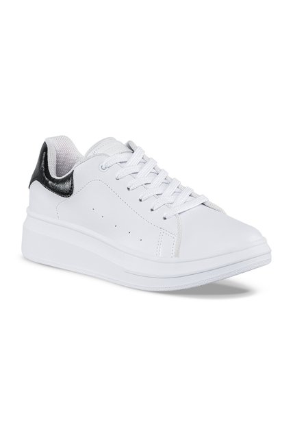 Tenis Urbanos Euforia Blanco-Negro Croydon Para Mujer