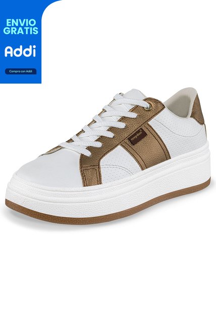 Tenis Ghada 3 Blanco Croydon Para Mujer
