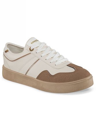 Tenis Urbanos Myranda Beige-Café Croydon Para Mujer Croydon