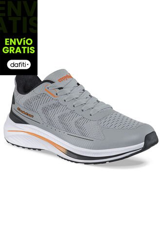 Tenis Running Kinet Gris Para Hombre Croydon Croydon