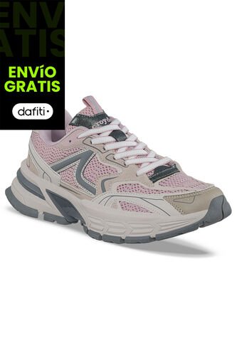 Tenis Urbanos Guxet Rosa-Gris Croydon Para Mujer Croydon