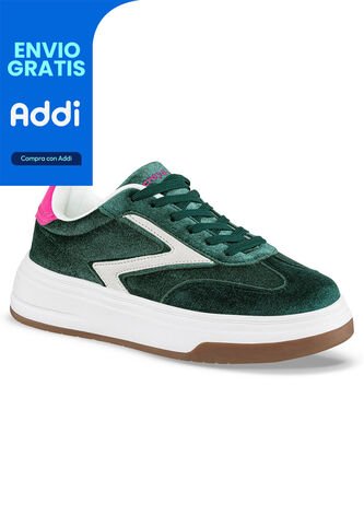 Tenis Slinder Verde Croydon Para Mujer Croydon
