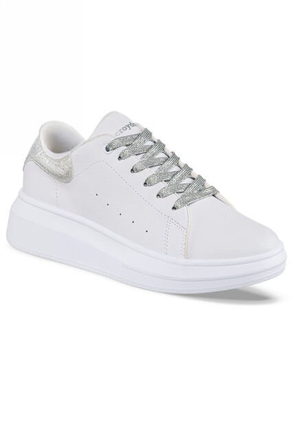 Tenis Urbanos Zayuri Blanco-Plata Para Mujer Croydon