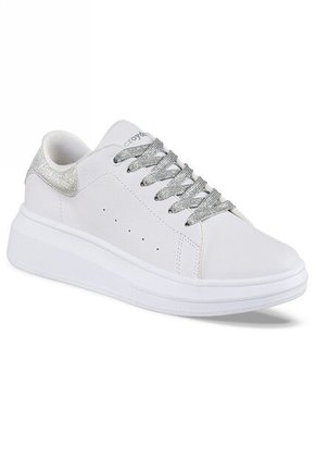 Tenis Urbanos Zayuri Blanco-Plata Para Mujer Croydon