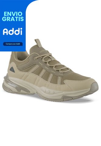 Tenis Urbanos Umodile Beige Croydon Para Hombre Croydon