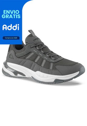 Tenis Urbanos Umodile Gris Osc Croydon Para Hombre Croydon