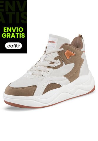 Tenis Urbanos Ysor Beige Croydon Para Mujer Croydon